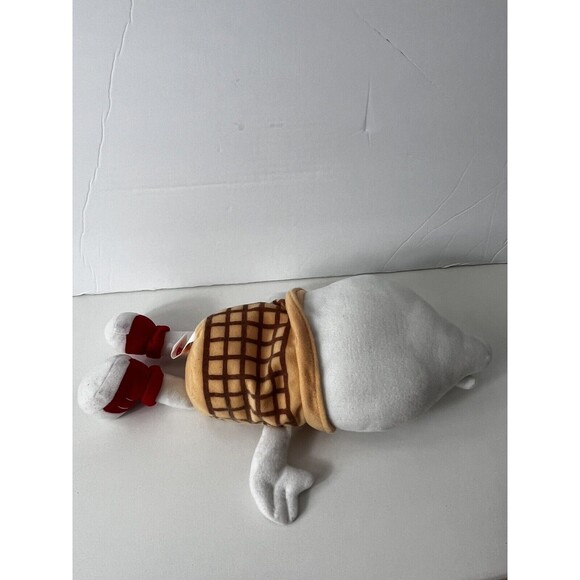 Vintage DQ DAIRY QUEEN Ice Cream Cone Vanilla Stuffed Animal Plush Toy - Picture 2 of 8